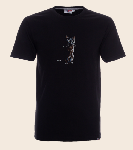 Czarny Kot Shadow T-shirt